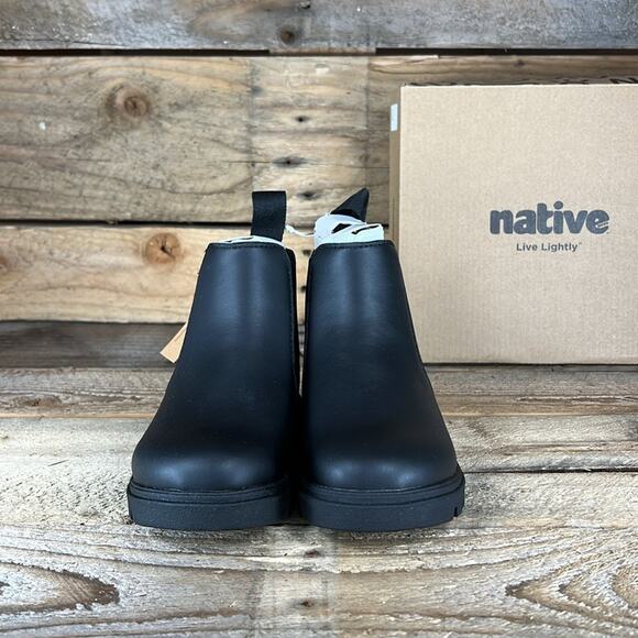 Native Kids Black Chelsea Boots - Picture 2 of 8